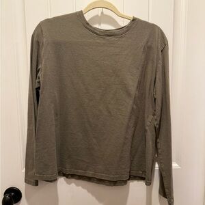 Nuuds women’s  Olive Green Long Sleeve Shirt